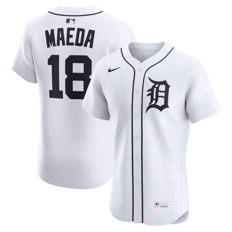 Kenta Maeda Detroit Tigers Home Elite Jersey - White