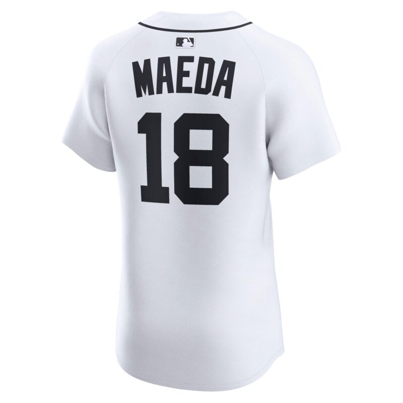 Kenta Maeda Detroit Tigers Home Elite Jersey - White - Image 3