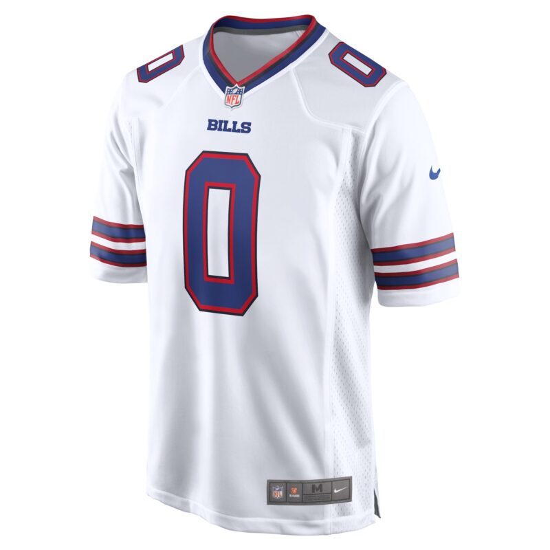Keon Coleman Buffalo Bills Game Jersey - White - Image 2