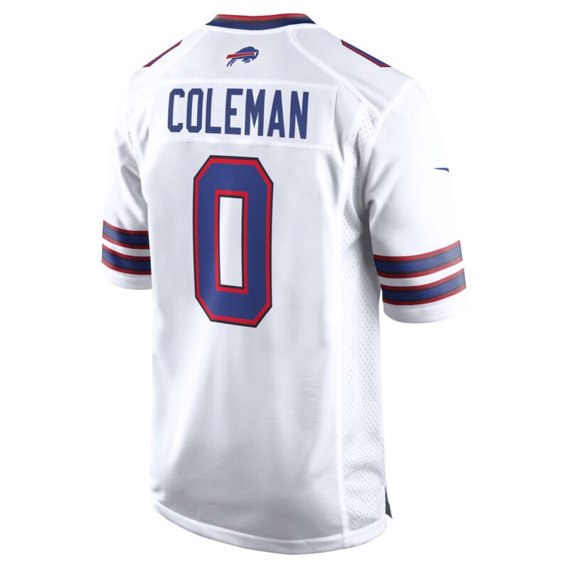 Keon Coleman Buffalo Bills Game Jersey - White - Image 3