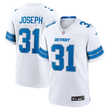 Kerby Joseph Detroit Lions Game Jersey - White