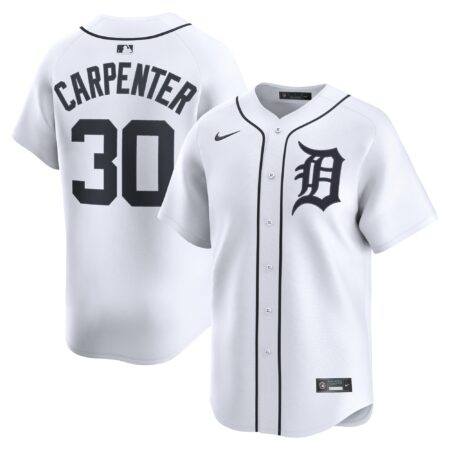 Kerry Carpenter Detroit Tigers Alternate Limited Player Jersey - White