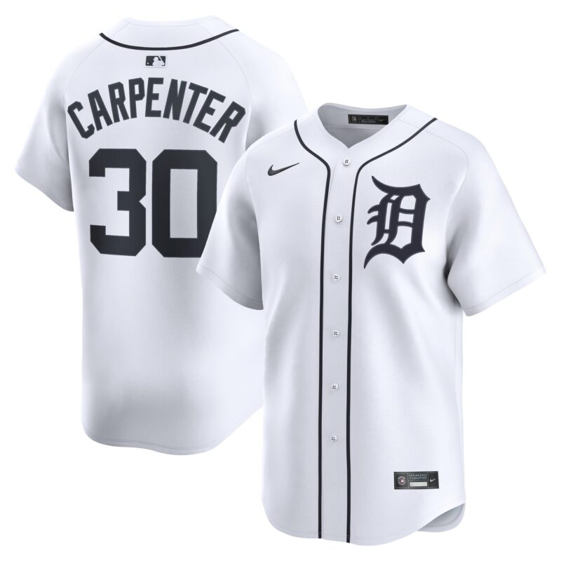Kerry Carpenter Detroit Tigers Alternate Limited Player Jersey - White