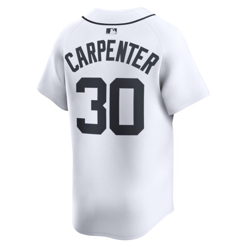 Kerry Carpenter Detroit Tigers Alternate Limited Player Jersey - White - Image 3