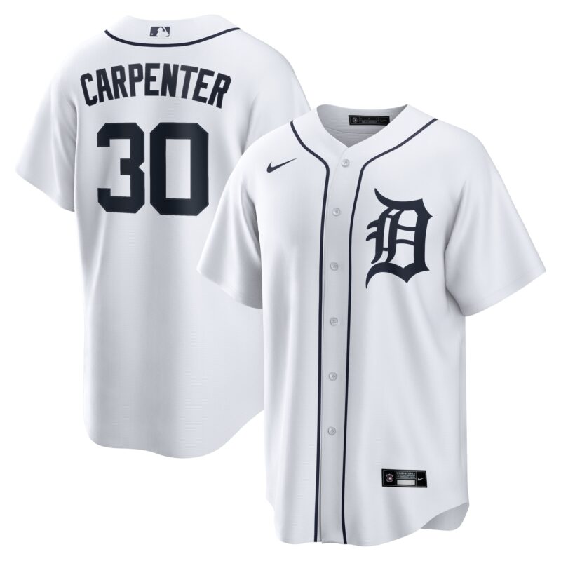 Kerry Carpenter Detroit Tigers Home Jersey - White