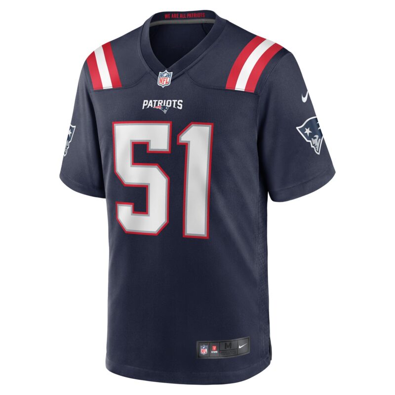 Keshawn Banks New England Patriots Game Jersey - Navy - Image 2