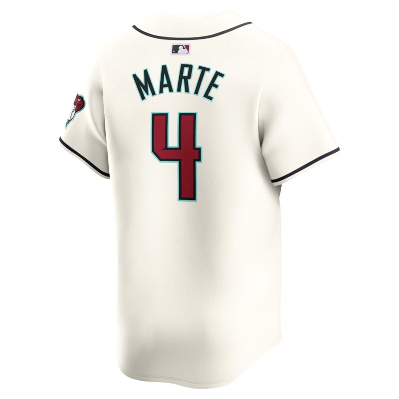 Ketel Marte Arizona Diamondbacks Home Limited Player Jersey - White - Image 3