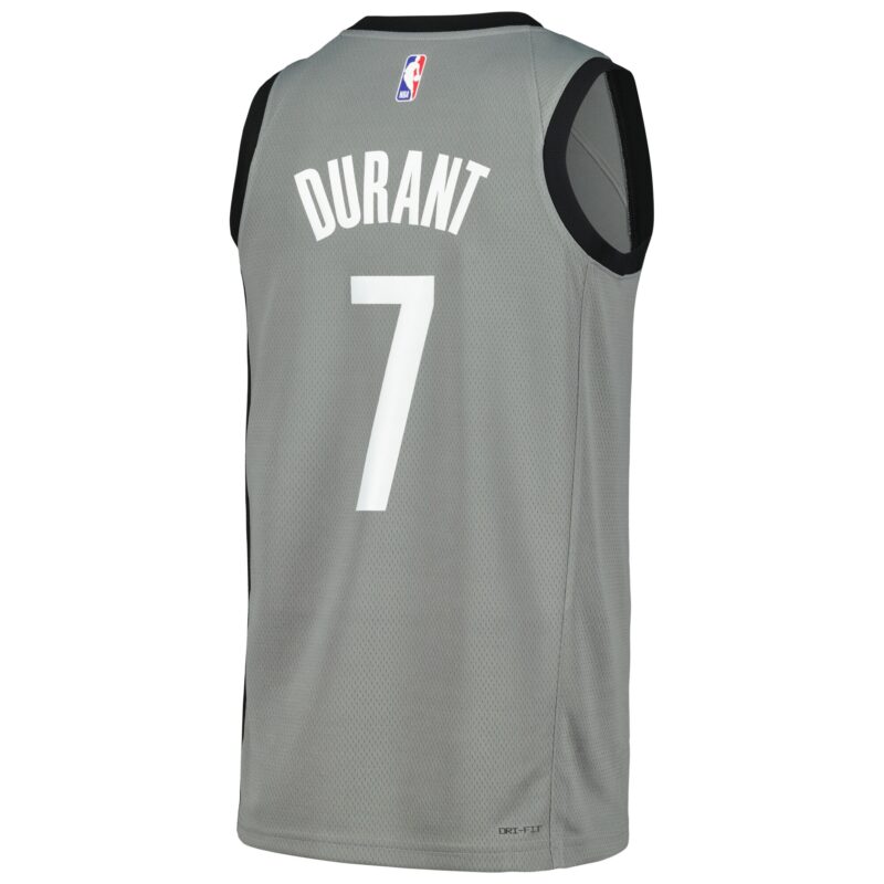 Kevin Durant Brooklyn Nets Swingman Player Jersey - Statement Edition - Gray - Image 3