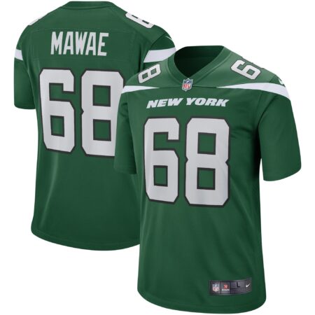 Kevin Mawae New York Jets Game Retired Player Jersey - Gotham Green