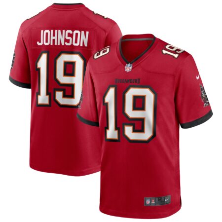 Keyshawn Johnson Tampa Bay Buccaneers Game Retired Player Jersey - Red