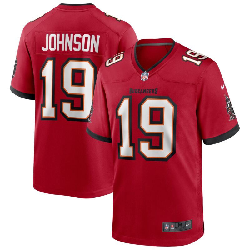 Keyshawn Johnson Tampa Bay Buccaneers Game Retired Player Jersey - Red