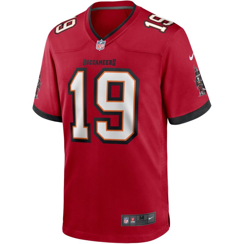 Keyshawn Johnson Tampa Bay Buccaneers Game Retired Player Jersey - Red - Image 2