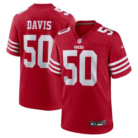 Khalil Davis San Francisco 49ers Team Game Jersey - Scarlet