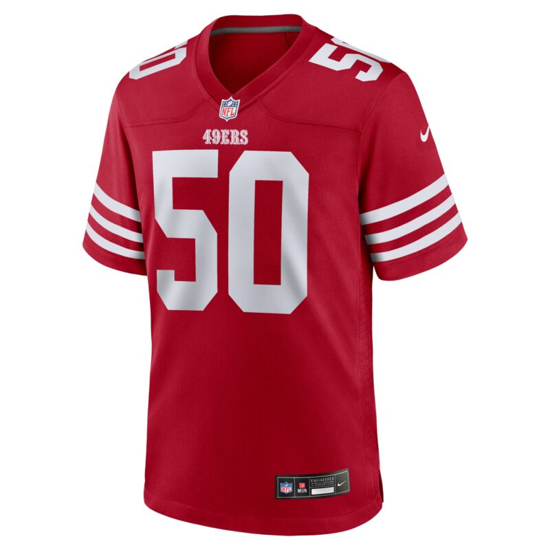 Khalil Davis San Francisco 49ers Team Game Jersey - Scarlet - Image 2