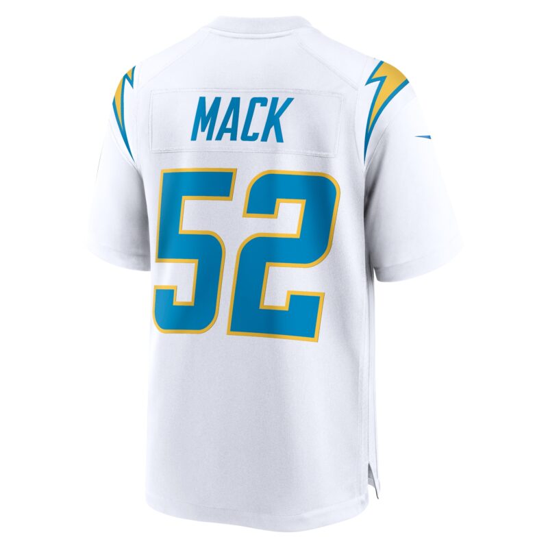 Khalil Mack Los Angeles Chargers Game Jersey - White - Image 3