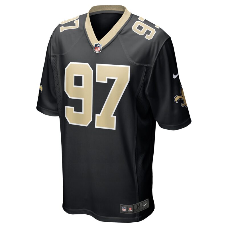Khristian Boyd New Orleans Saints Game Jersey - Black - Image 2