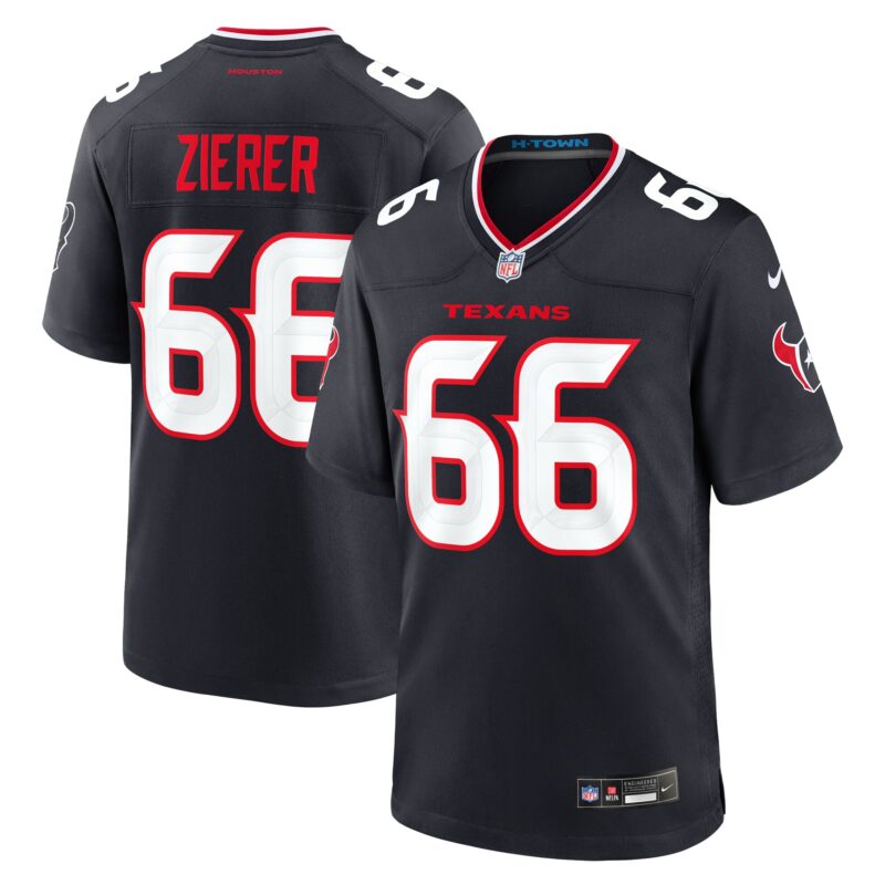 Kilian Zierer Houston Texans Team Game Jersey - Navy