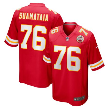 Kingsley Suamataia Kansas City Chiefs Game Jersey - Red