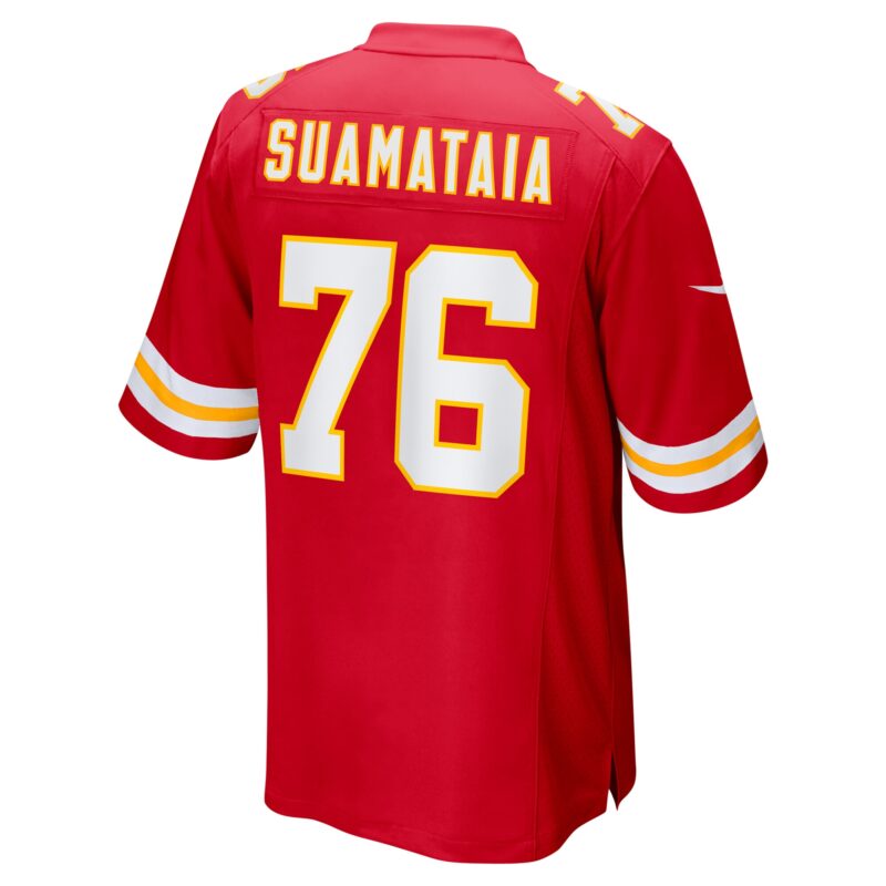 Kingsley Suamataia Kansas City Chiefs Game Jersey - Red - Image 3