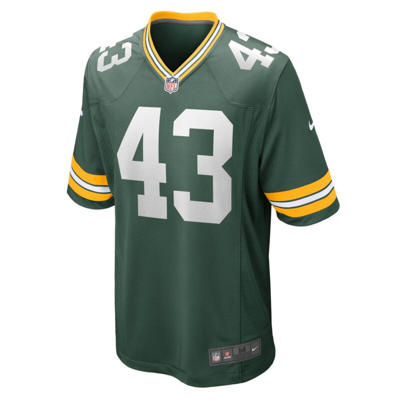 Kiondre Thomas Green Bay Packers Game Player Jersey - Green - Image 2