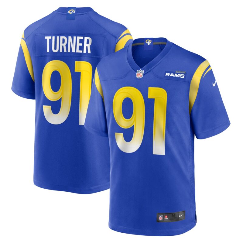 Kobie Turner Los Angeles Rams Home Game Jersey - Royal