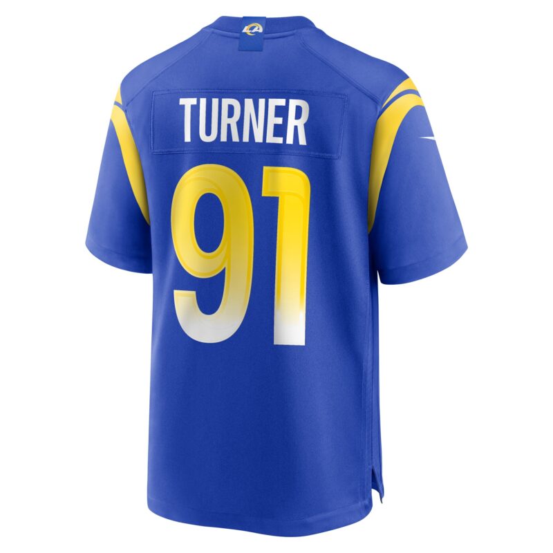 Kobie Turner Los Angeles Rams Home Game Jersey - Royal - Image 3