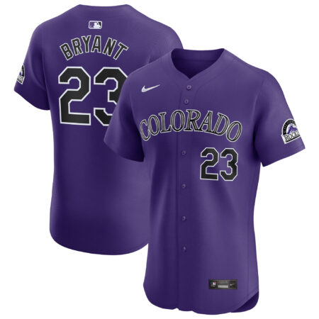 Kris Bryant Colorado Rockies Alternate Elite Player Jersey - Purple
