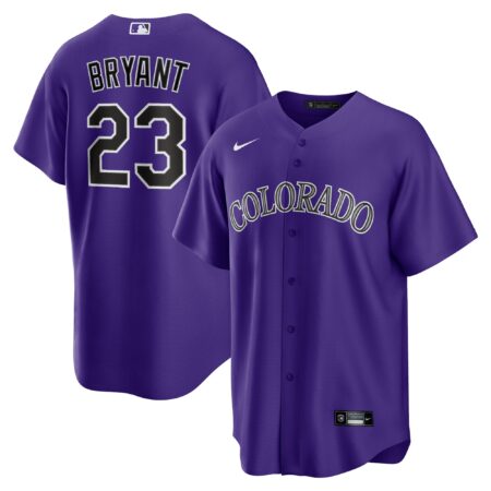 Kris Bryant Colorado Rockies Alternate Player Jersey - Purple