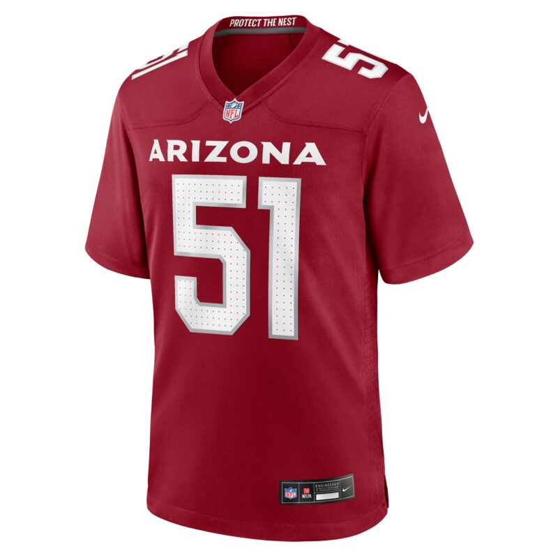 Krys Barnes Arizona Cardinals Team Game Jersey - Cardinal - Image 2