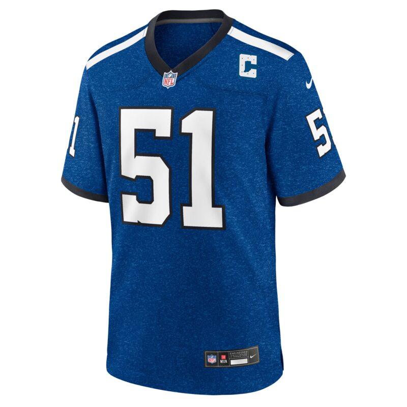 Kwity Paye Indianapolis Colts Indiana Nights Alternate Game Jersey - Royal - Image 2