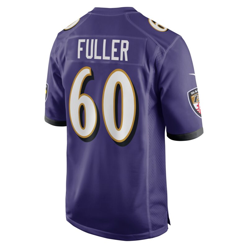 Kyle Fuller Baltimore Ravens Game Jersey - Purple - Image 3
