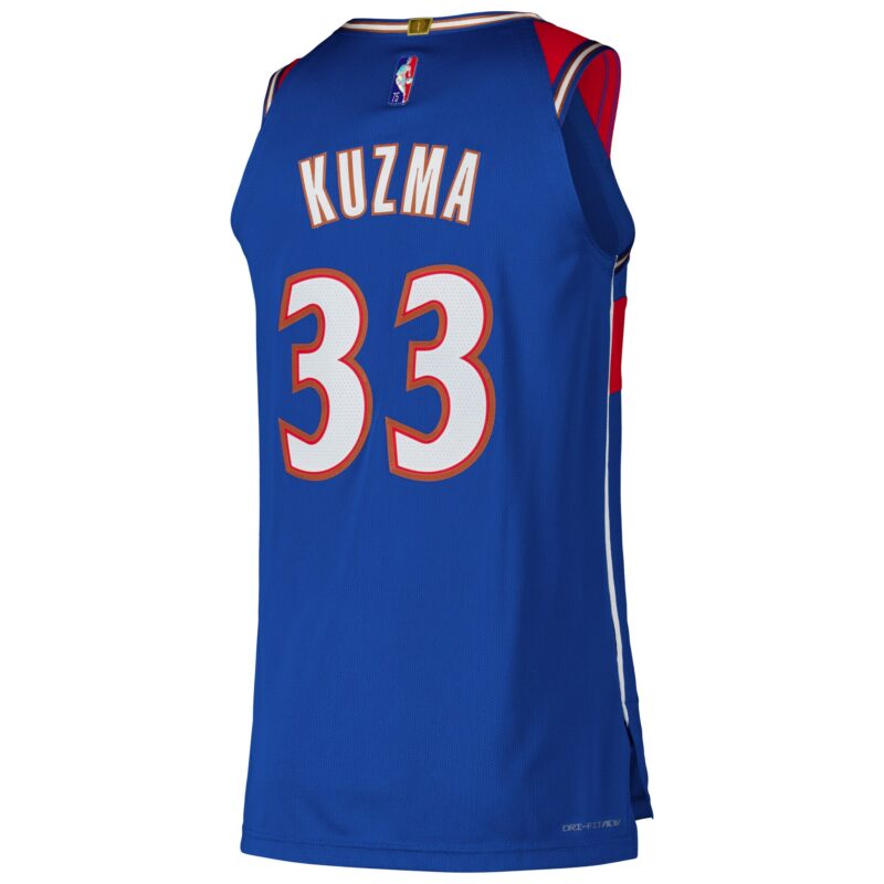 Kyle Kuzma Washington Wizards Player Jersey - City Edition - Royal - Image 3