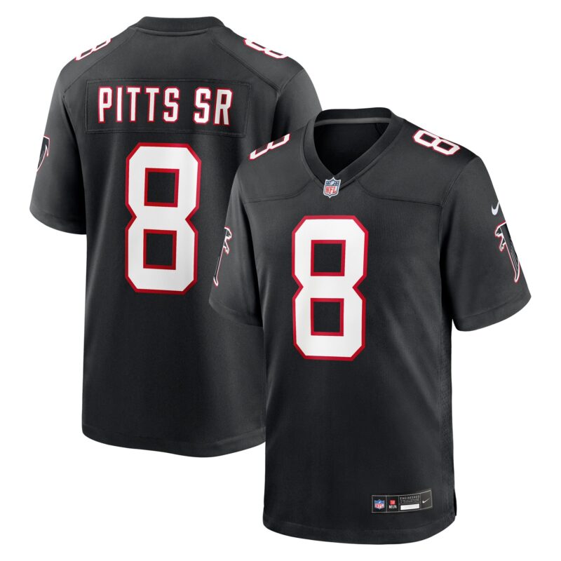 Kyle Pitts Sr. Atlanta Falcons Alternate Game Jersey - Black