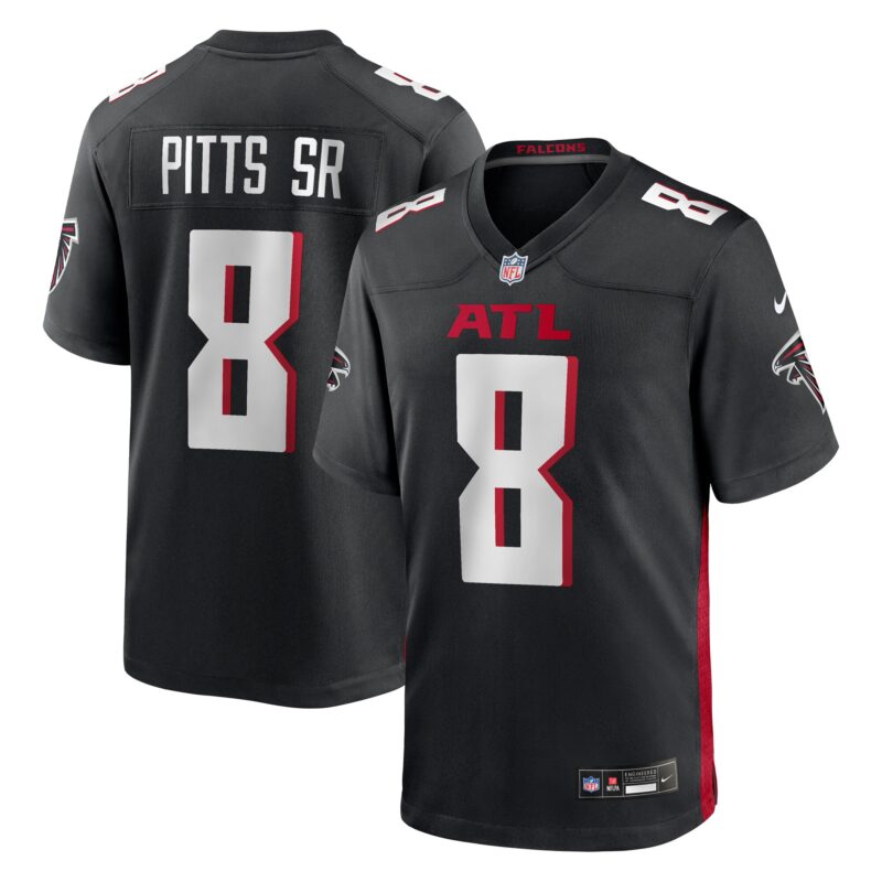 Kyle Pitts Sr. Atlanta Falcons Team Game Jersey - Black