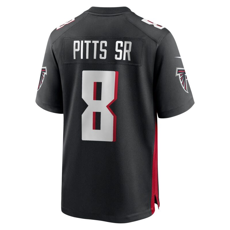 Kyle Pitts Sr. Atlanta Falcons Team Game Jersey - Black - Image 3