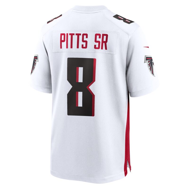 Kyle Pitts Sr. Atlanta Falcons White Game Jersey - White - Image 3