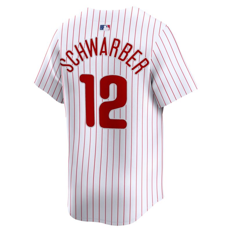 Kyle Schwarber Philadelphia Phillies Alternate Limited Player Jersey - White - Image 3