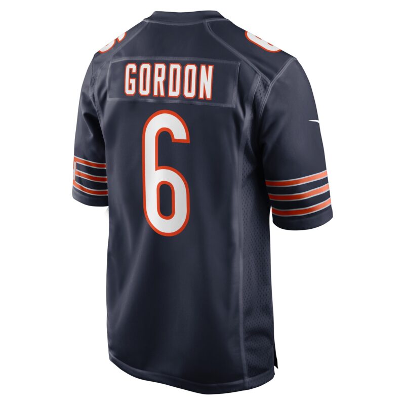 Kyler Gordon Chicago Bears Game Player Jersey - Navy - Image 3