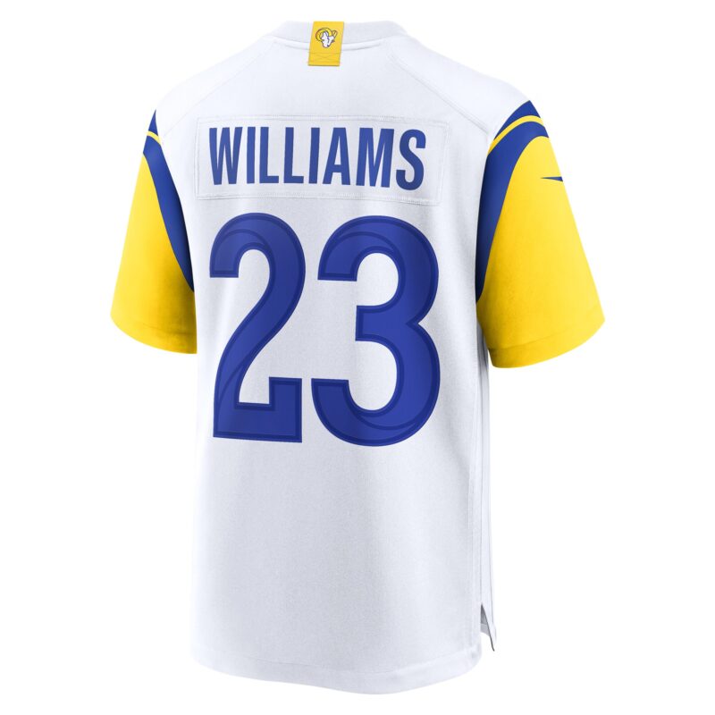 Kyren Williams Los Angeles Rams Game Jersey - White - Image 3