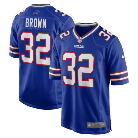 Kyron Brown Buffalo Bills Game Jersey - Royal