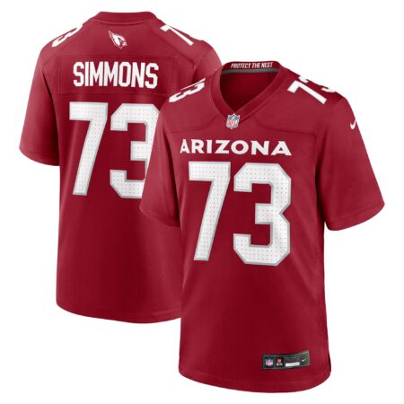 Lachavious Simmons Arizona Cardinals Team Game Jersey - Cardinal