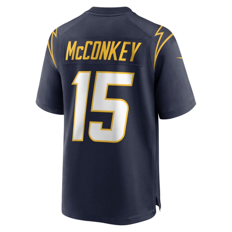 Ladd McConkey Los Angeles Chargers Alternate Game Jersey - Navy - Image 3