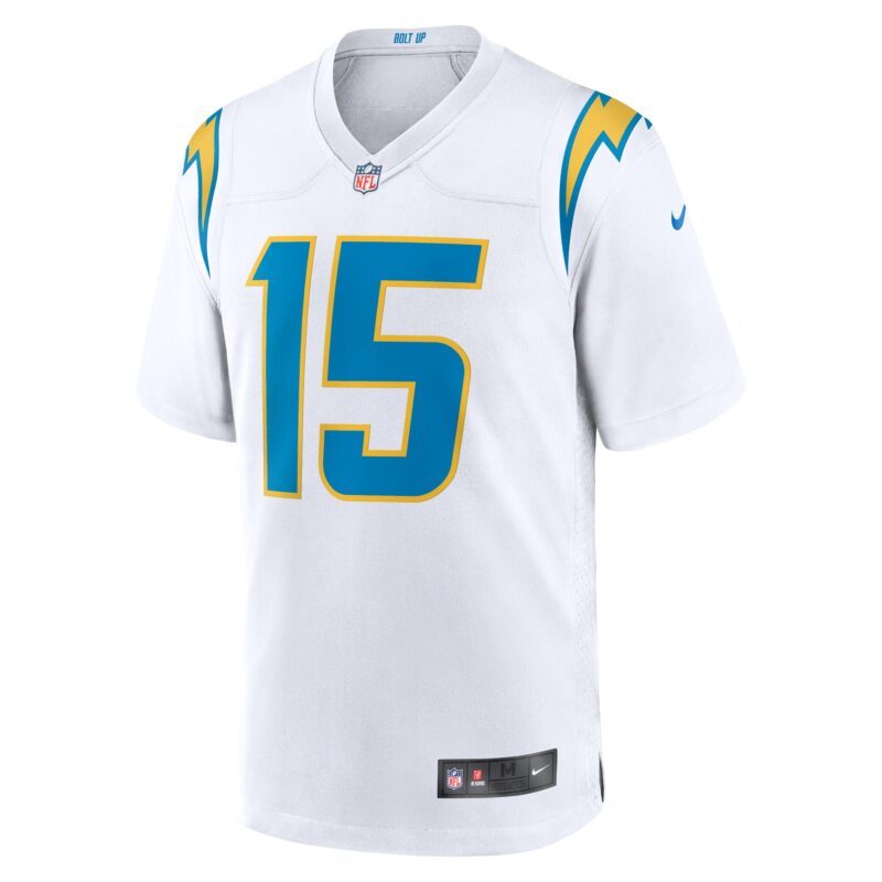 Ladd McConkey Los Angeles Chargers Game Jersey - White - Image 2