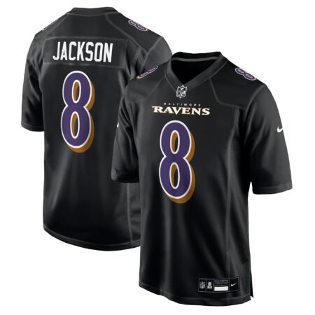 Lamar Jackson Baltimore Ravens Fashion Jersey - Carbon Black