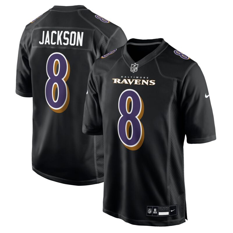 Lamar Jackson Baltimore Ravens Fashion Jersey - Carbon Black