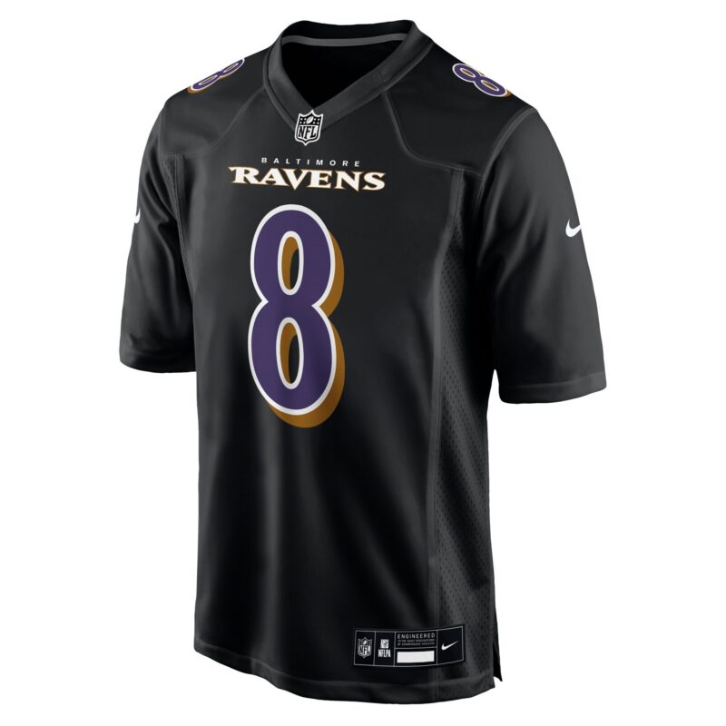Lamar Jackson Baltimore Ravens Fashion Jersey - Carbon Black - Image 2