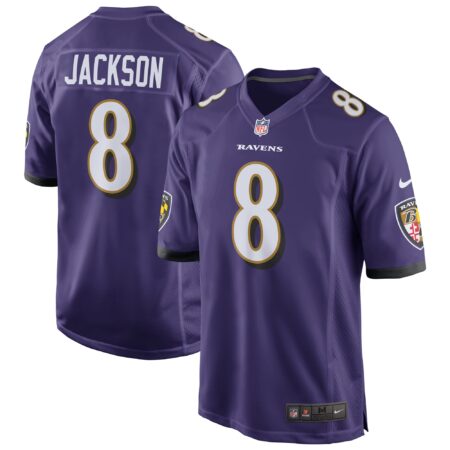 Lamar Jackson Baltimore Ravens Game Jersey - Purple