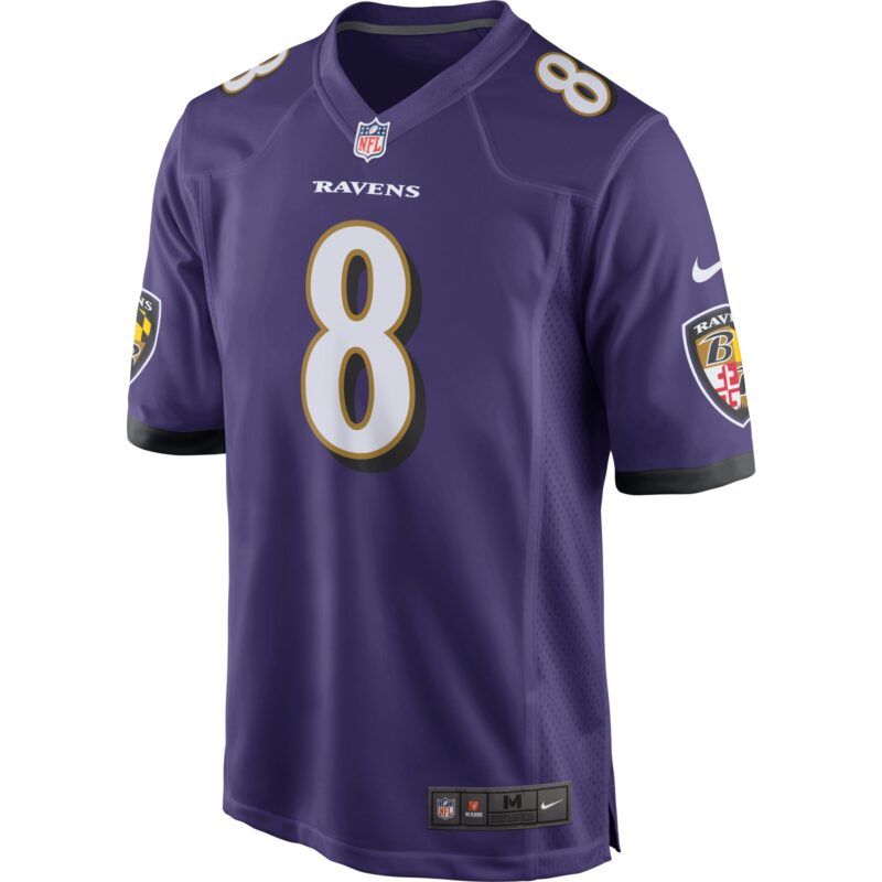 Lamar Jackson Baltimore Ravens Game Jersey - Purple - Image 2