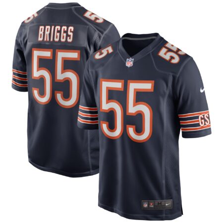 Lance Briggs Chicago Bears Game Retired Player Jersey - Navy