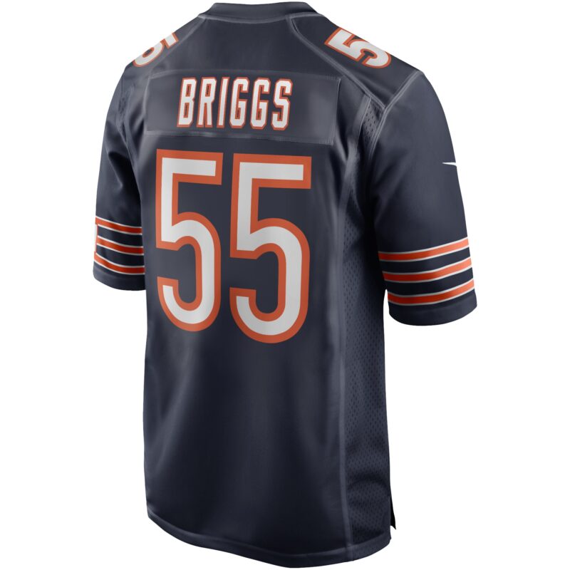 Lance Briggs Chicago Bears Game Retired Player Jersey - Navy - Image 3